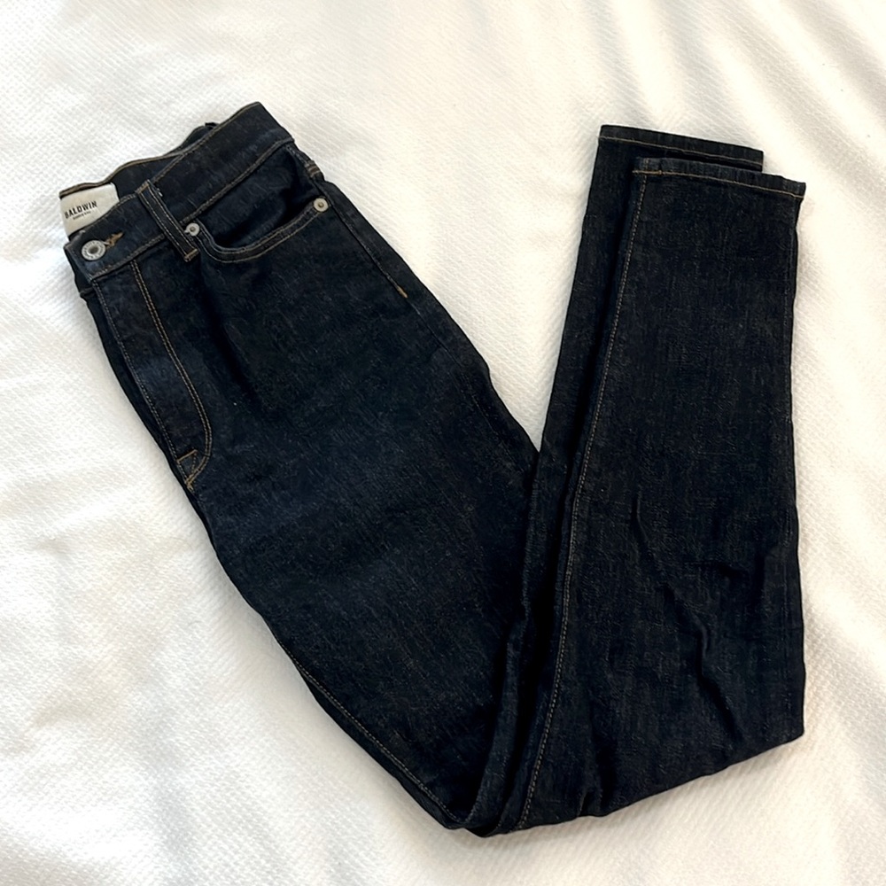 Baldwin Kansas City Ultra High Rise Skinny Jean Rinse Dark Wash